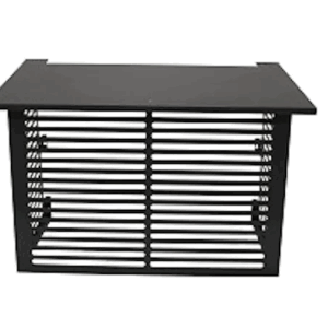 Suojakotelo ulkoyksikölle tummanharmaa metalli